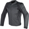 Dainese Fighter Motorcykel läderjacka,  svart,  storlek 56