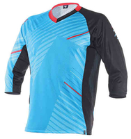 Dainese Flow Tec 3/4 Jersey Svart Blå XL