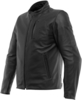 Dainese Fulcro Motorcykel läderjacka,  svart,  storlek 52 för män