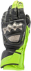 Dainese Full Metal 7 Motorcykel handskar,  svart-gul,  storlek XS för män