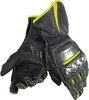 Dainese Full Metal D1 Motorcykel handskar,  svart-gul,  storlek M