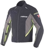 Dainese G. Rainsun Textil jacka Svart Grå Gul 44