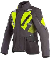 Dainese Gran Turismo GoreTex Motorcykel textil jacka Svart Gul 54