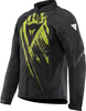 Dainese Herosphere Tex Tarmac Motorcykel Textil Jacka,  svart-gul,  storlek 60 för män