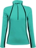Dainese HP2 Mid Half Zip Ladies funktionell skjorta Turkos S