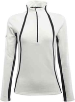 Dainese HP2 Mid Half Zip Ladies funktionell skjorta Vit Beige L
