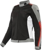 Dainese Hydraflux 2 Air D-Dry Damer Motorcykel TextilJacka,  svart-grå-röd,  storlek 42 för kvinnor