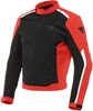 Dainese Hydraflux 2 Air D-Dry Motorcykel Textiljacka,  svart-röd,  storlek 50