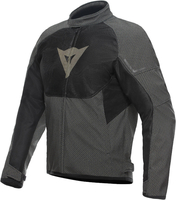 Dainese Ignite Air Motorcykel textiljacka,  svart-grå,  storlek 46 för män