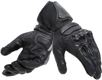 Dainese Impeto D-Dry vattentäta motorcykelhandskar,  svart,  storlek S för män