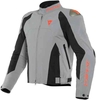 Dainese Indomita D-Dry XT Motorcykel textil jacka Svart Grå Röd 58