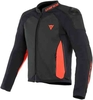 Dainese Intrepida Perforerad motorcykel skinnjacka Svart Röd 52