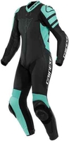 Dainese Killalane Ett stycke perforerade damer motorcykel läder kos... Svart Grön 42