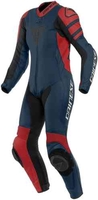 Dainese Killalane Ett stycke perforerade damer motorcykel läder kos... Svart Vit Röd Blå 40