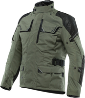 Dainese Ladakh 3L D-Dry Motorcykel textiljacka,  svart-grön,  storlek 54 för män