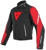 Dainese Laguna Seca 3 D-Dry Motorcykel textil jacka Svart Vit Röd 44