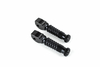Gilles Passagerarfotstöd TOOLING Sport svart Triumph Speed Triple 1050,  svart