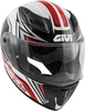 GIVI 40.5 X-Fiber GP Hjälm Svart Vit Röd M