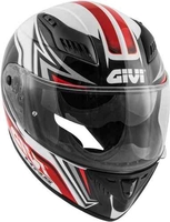 GIVI 40.5 X-Fiber GP Hjälm Svart Vit Röd M