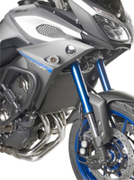 GIVI-skydd för vatten- och oljeradiatorer av rostfritt stål,  svart för Yamaha-modeller (se beskrivning),  svart