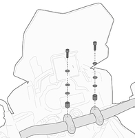 GIVI Smart Bar S900A Smart Mount S901A Monteringssats