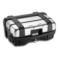 GIVI Trekker 33 Case Set Monokey med Alu Cover,  svart-silver