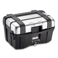 GIVI Trekker 46 resväska set monokey med alu lock,  svart-silver