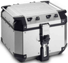 GIVI Trekker Outback 42 Aluminium Topcase Grå Silver en storlek