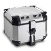 GIVI Trekker Outback 42 toppfodral i aluminium,  svart-silver