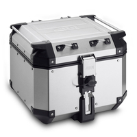 GIVI Trekker Outback 42 toppfodral i aluminium,  svart-silver