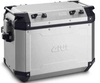 GIVI Trekker Outback 48 Aluminium Side Cases Set Grå Silver en storlek