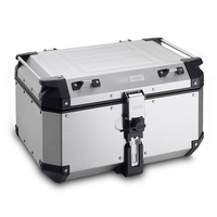 GIVI Trekker Outback 58 toppfodral i aluminium,  svart-silver