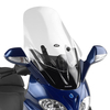 GIVI vindruta transparent,  640 mm hög,  500 mm bred för Piaggio X9 200-250-500 Evolution (03-08) Vindruta