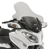 GIVI vindruta transparent,  >700 mm hög,  750 mm bred för Suzuki Burgman 650 / 650 Executive (13-20) Vindruta