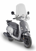 GIVI vindruta transparent för SYM Fiddle 125 Euro 5 (2020),  ABE i.V. Vindruta