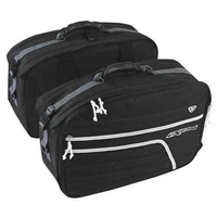Ixon X-Twin Sadelväskor Svart 51-60l