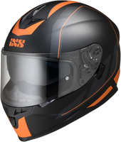 IXS 1100 2.0 Motorcykel hjälmen,  svart-orange,  storlek 2XL