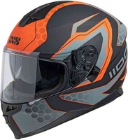 IXS 1100 2.2 Hjälm Svart Orange S