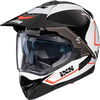 IXS 207 2.0 Enduro hjälm Svart Vit Röd L