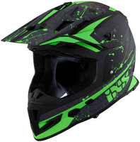 IXS 361 2.0 Motocross hjälm Svart Grön XL