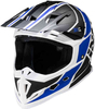 IXS 361 2.1 Motocross hjälm Svart Blå L