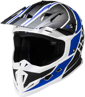 IXS 361 2.1 Motocross hjälm Svart Blå M