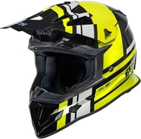 IXS 361 2.3 Motocross hjälm Svart Gul 2XL