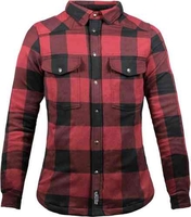 John Doe Motoshirt XTM Motorcykel skjorta för damer Svart Röd XS