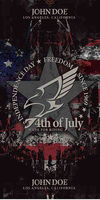John Doe Tunnel 4th Of July Svart en storlek