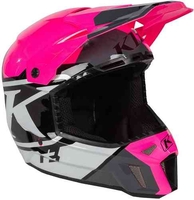 Klim F3 Disarray Motocross hjälm Grå Rosa L