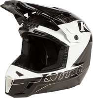 Klim F3 Draft Carbon Motocross Hjälm,  grå-vit,  storlek 2XL