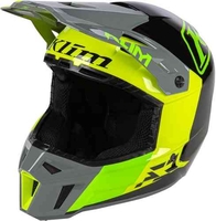Klim F3 Prizm Motocross hjälm Svart Gul 2XL