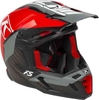 Klim F5 Ion röd Motocross hjälm Svart Grå Röd 2XL