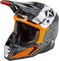 Klim F5 Koroyd Tactik Carbon Motocross hjälm Grå Orange L